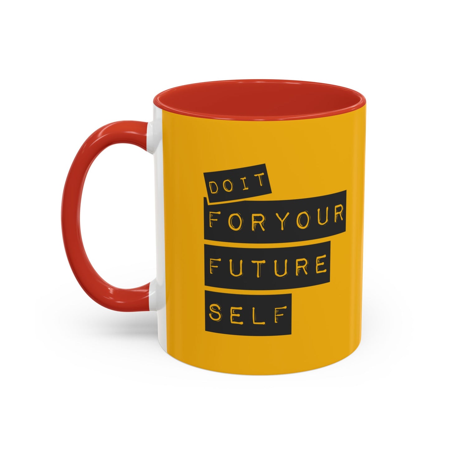 Do It For Your Future Self  Accent Coffee Mug (11, 15oz)