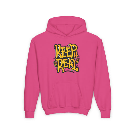 Keep It Real Youth Heavy Blend Hooded Sweatshirt