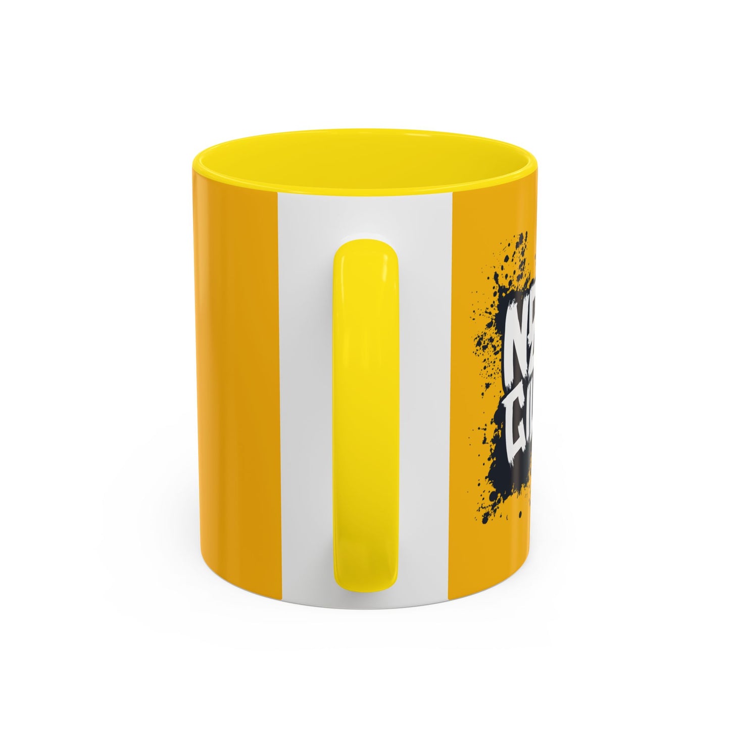 Never Give Up Accent Coffee Mug (11, 15oz)