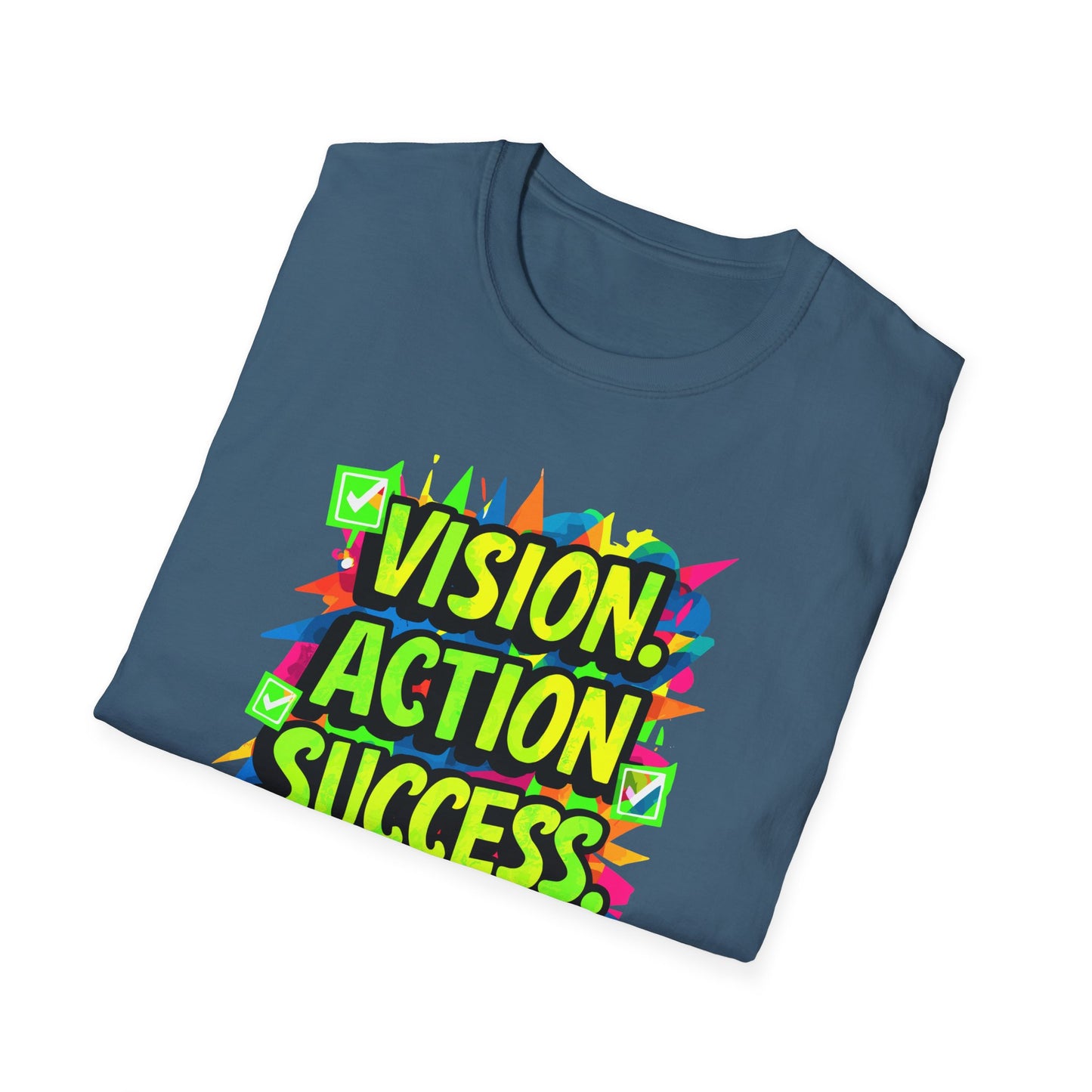 Vision Action Success Repeat Unisex Softstyle T-Shirt