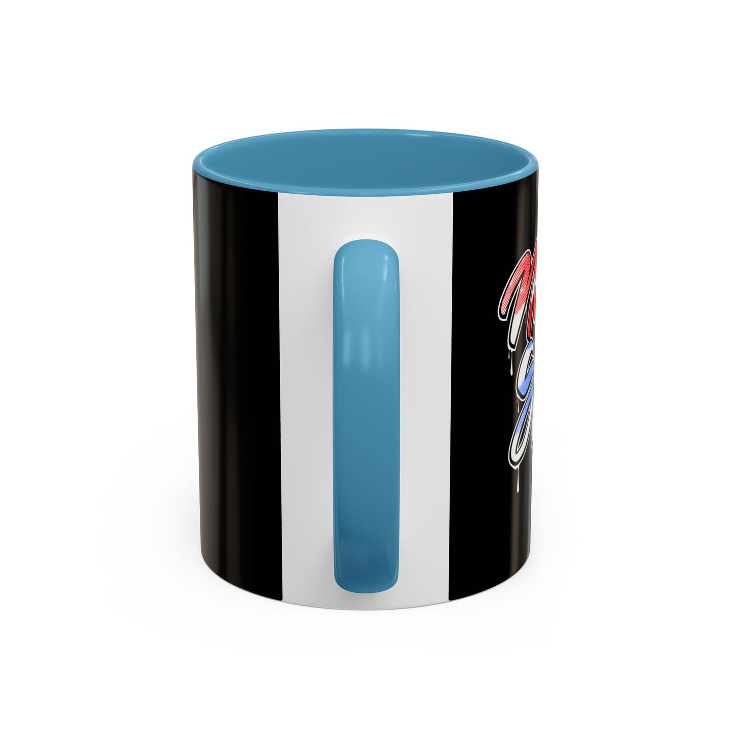 Never Give Up Accent Coffee Mug (11, 15oz)