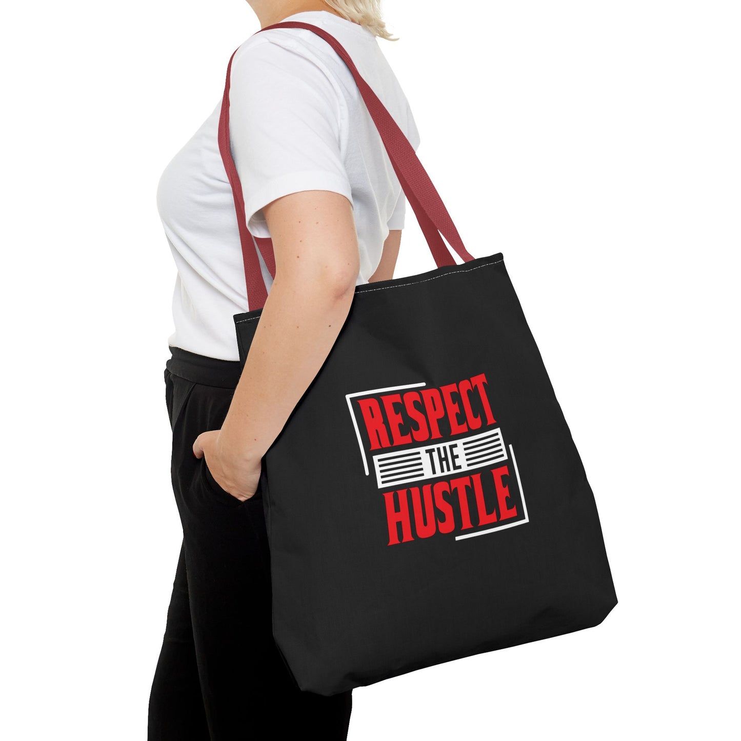 Respect The Hustle Tote Bag (AOP)