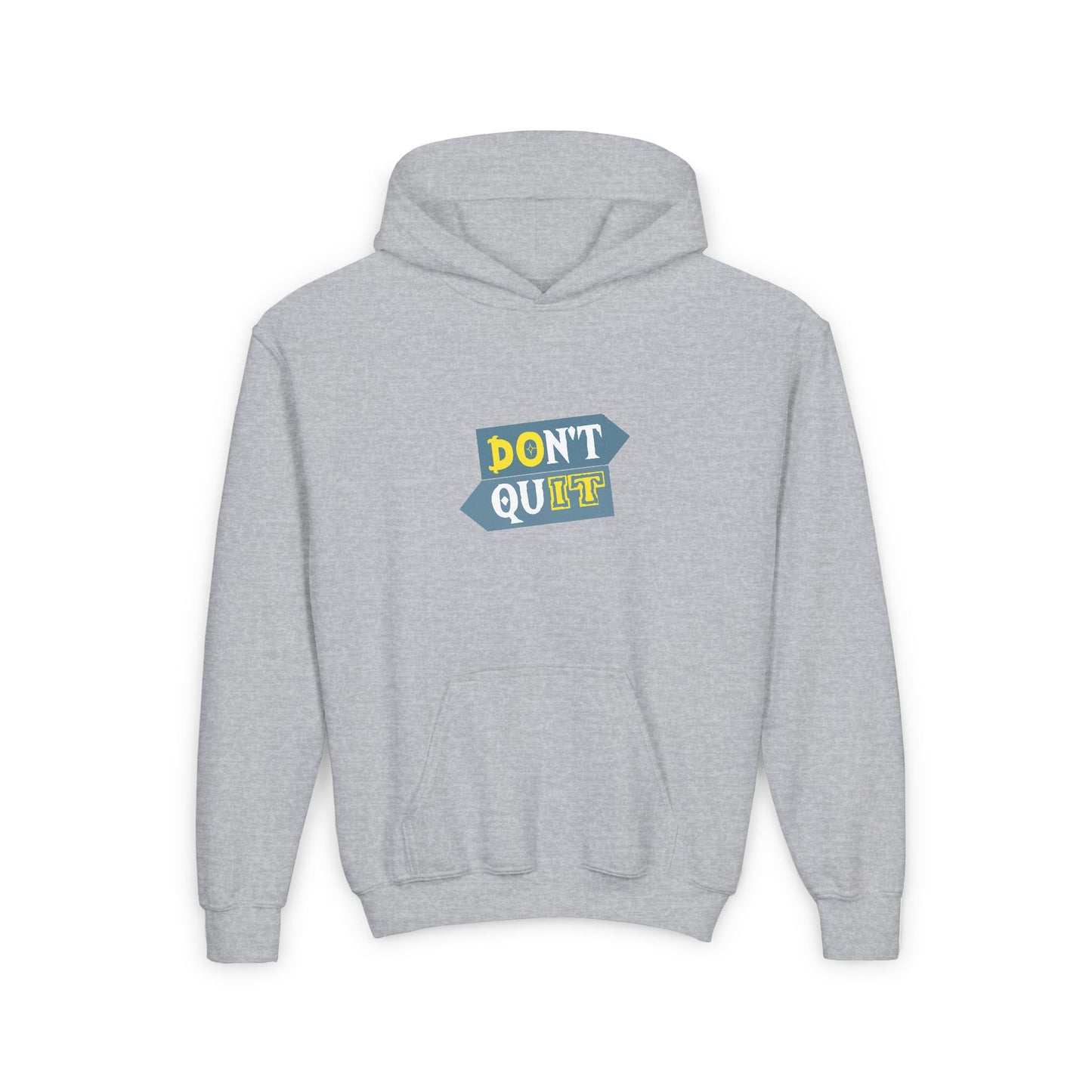 Don't Quit Youth Heavy Blend Hooded Sweatshirt