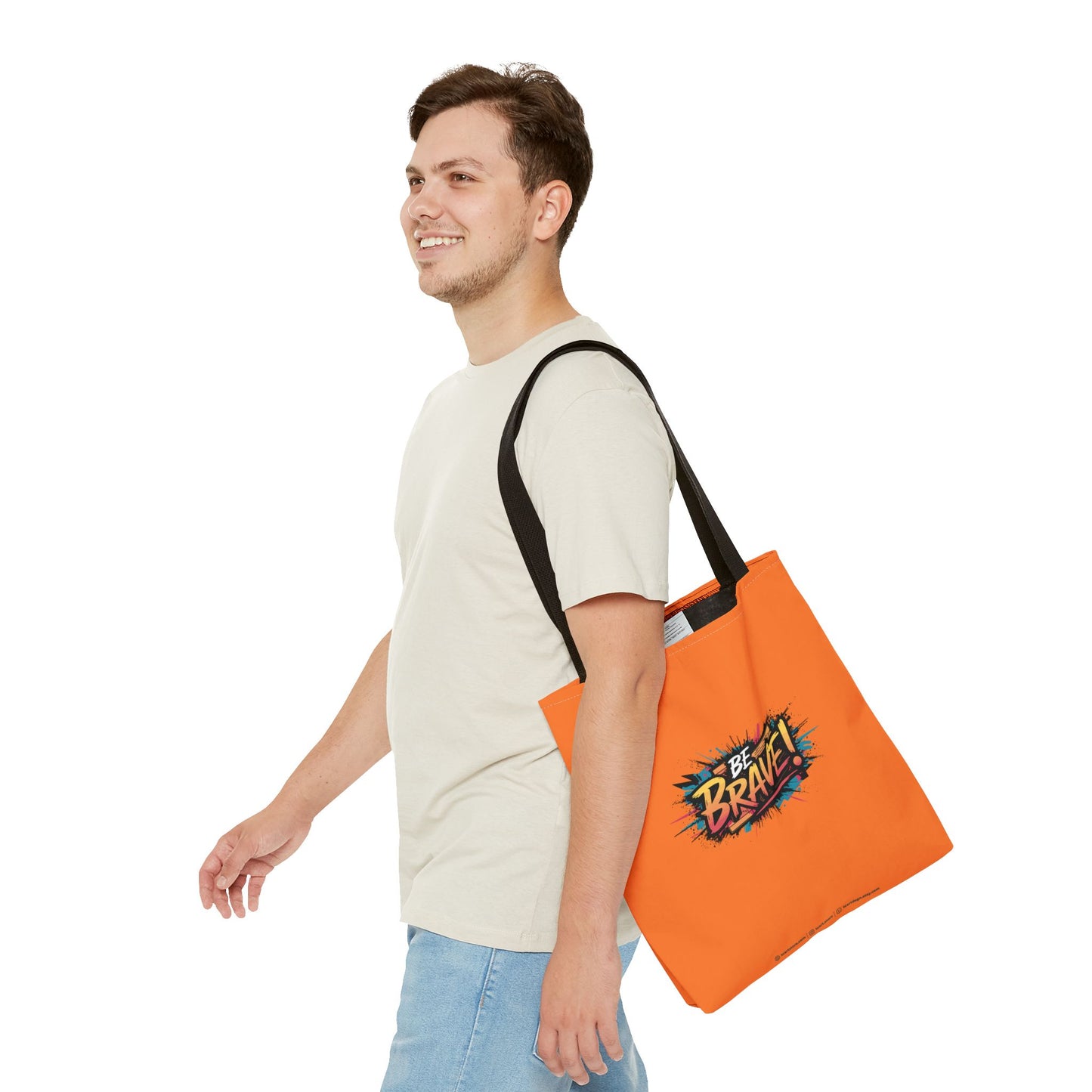 Be Brave! Tote Bag (AOP)