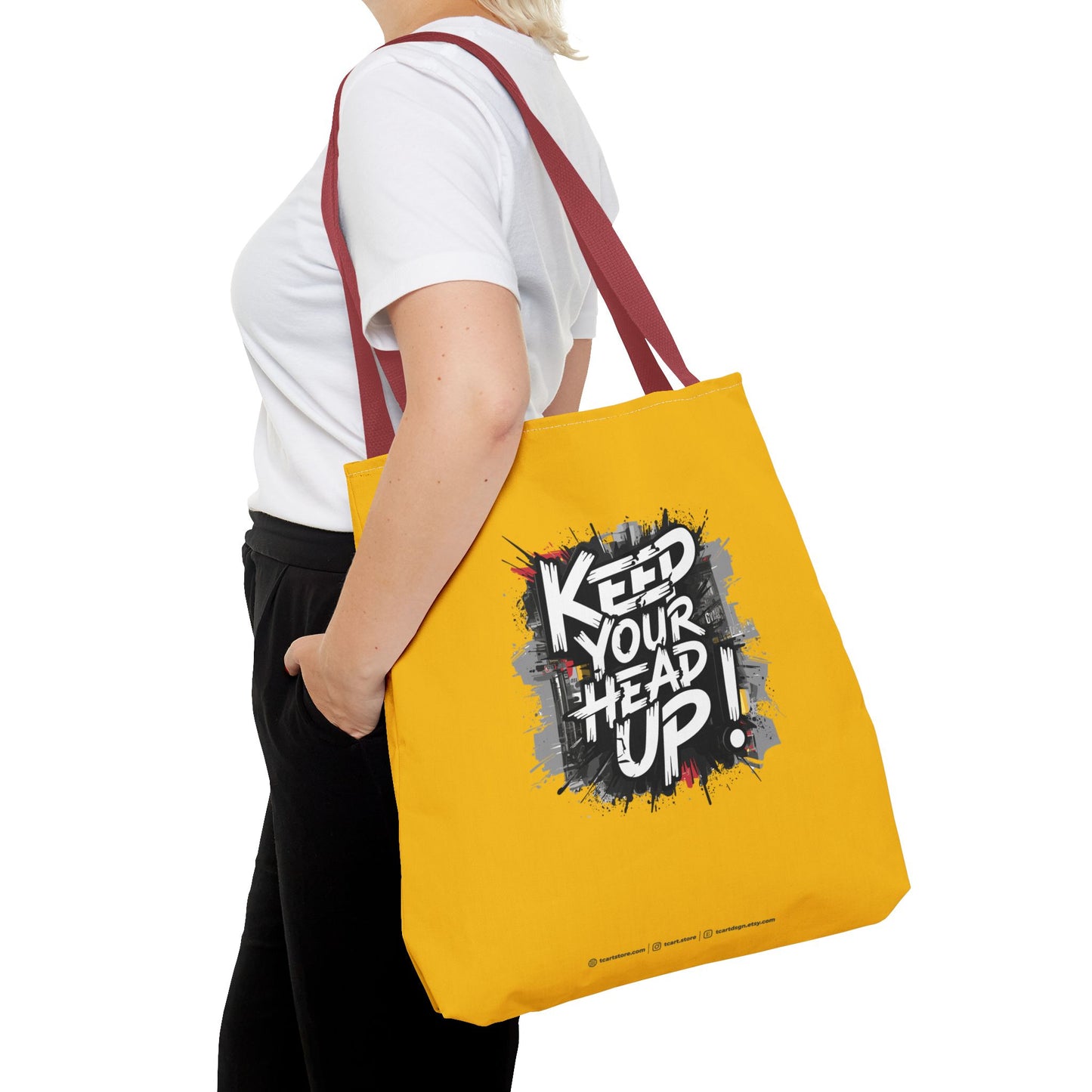 Keep Your Head Up! Tote Bag (AOP)