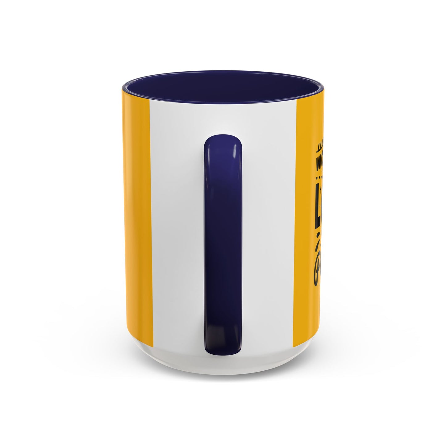 Work Hard And Love Your Passion Accent Coffee Mug (11, 15oz)