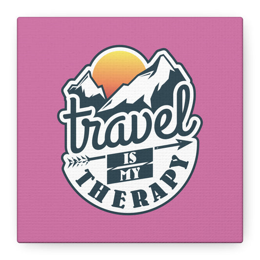 Travel Is My Therapy Matte Canvas, Stretched, 1.25"