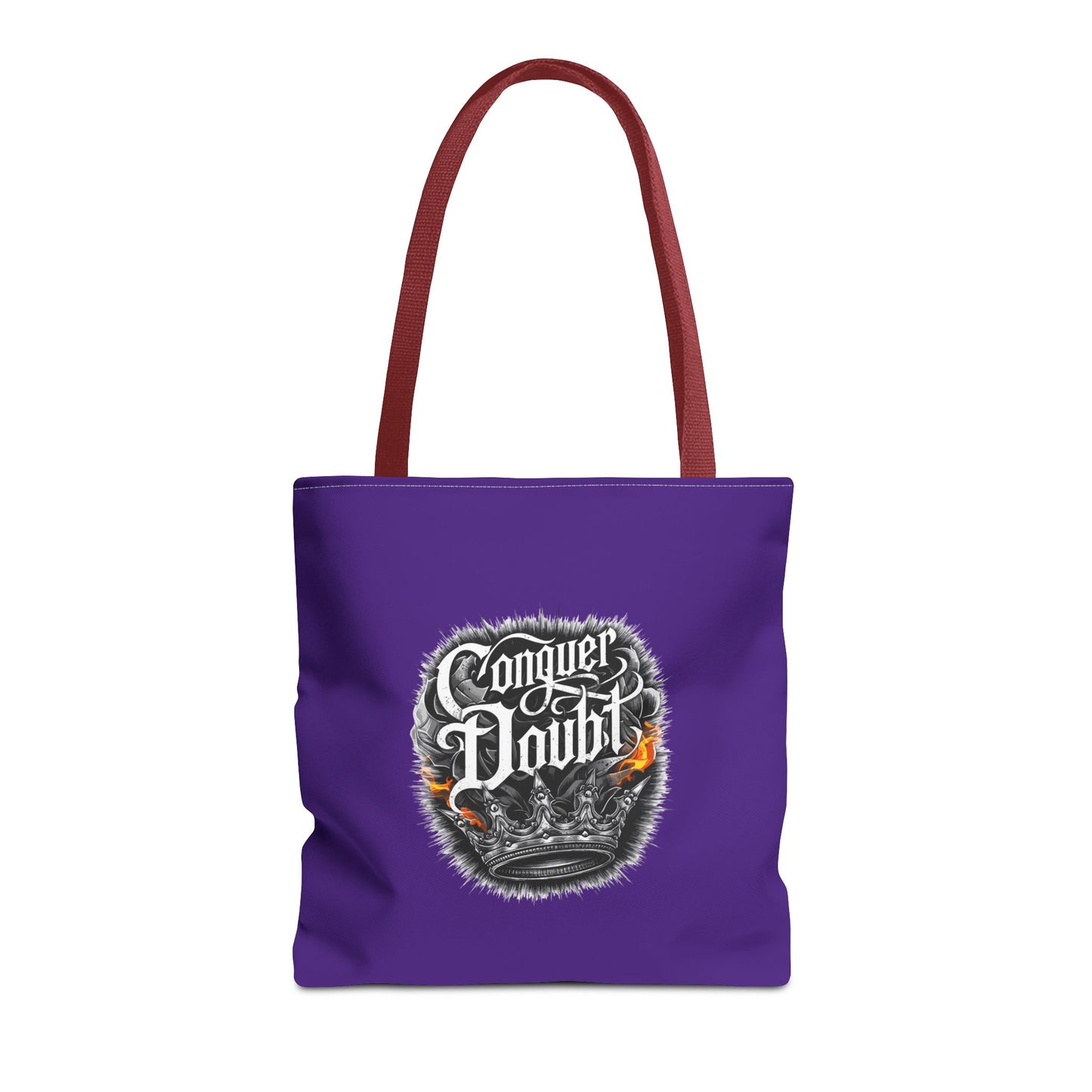 Conquer Doubt Tote Bag (AOP)
