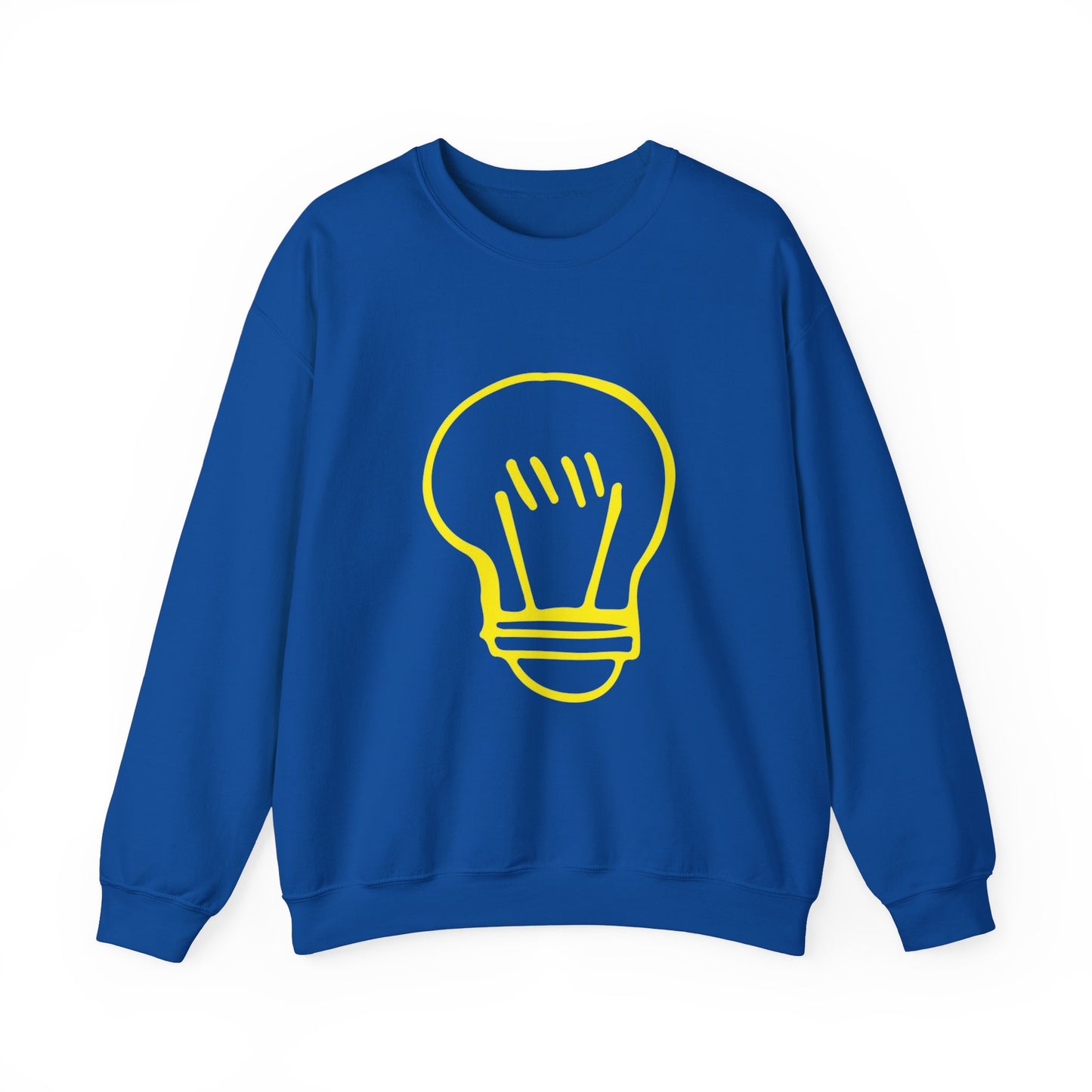 Drawing Light Bulb Unisex Heavy Blend™ Crewneck Sweatshirt
