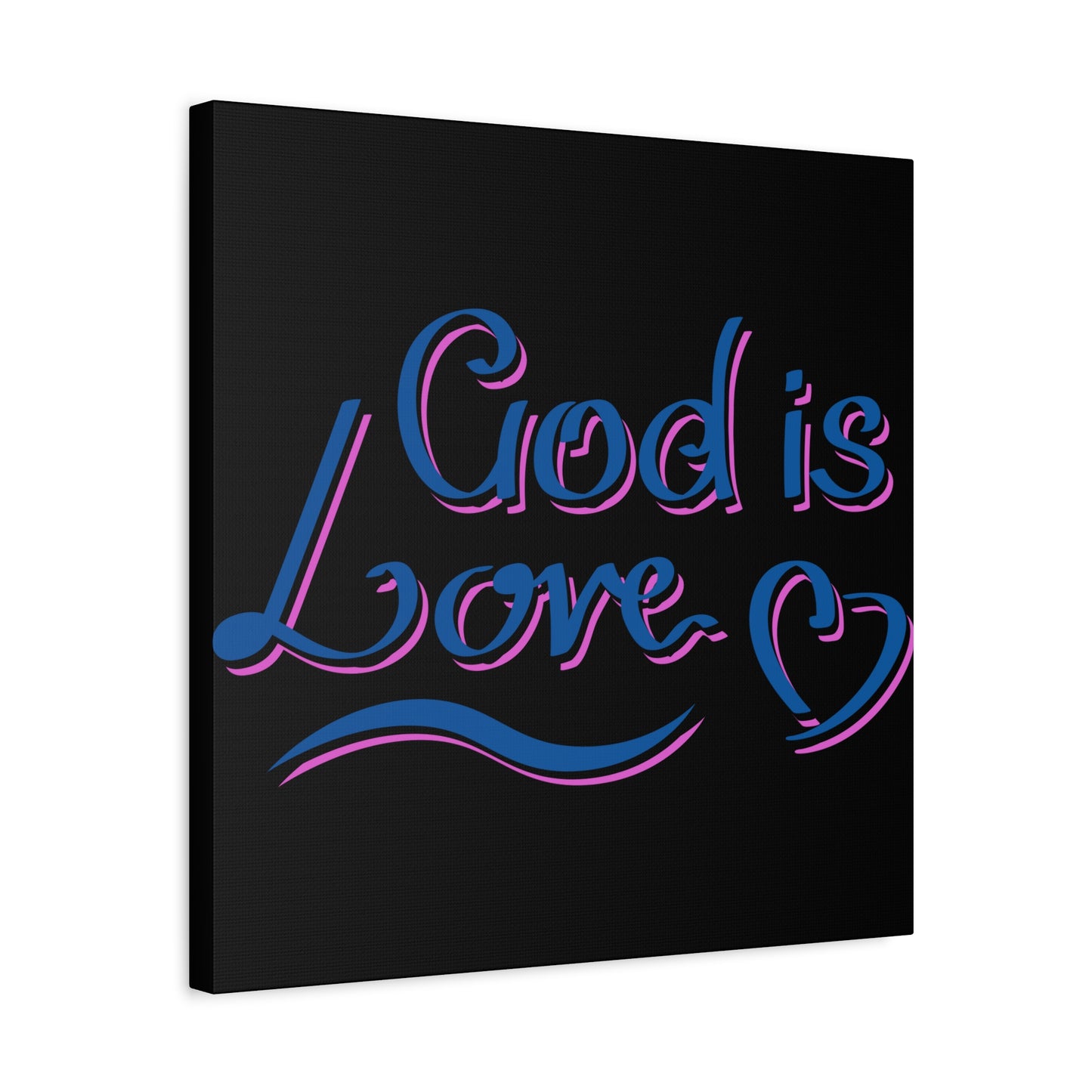 God Is Love Matte Canvas, Stretched, 1.25"