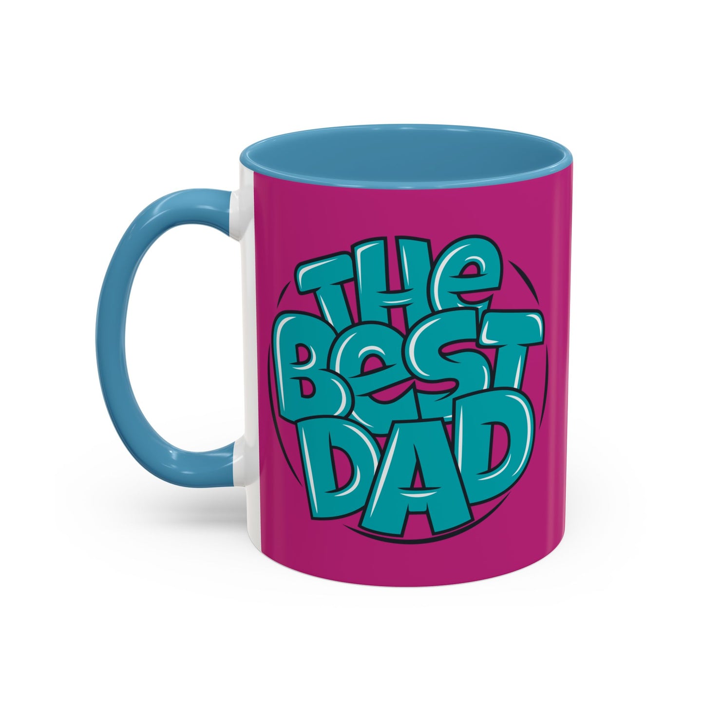 The Best Dad Accent Coffee Mug (11, 15oz)
