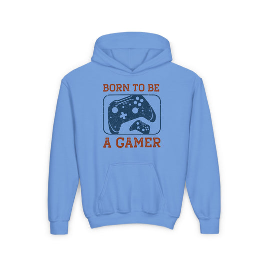 Born To Be A Gamer Youth Heavy Blend Hooded Sweatshirt