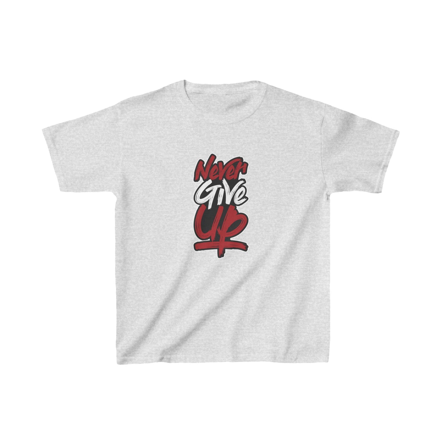 Never Give Up Kids Heavy Cotton™ Tee