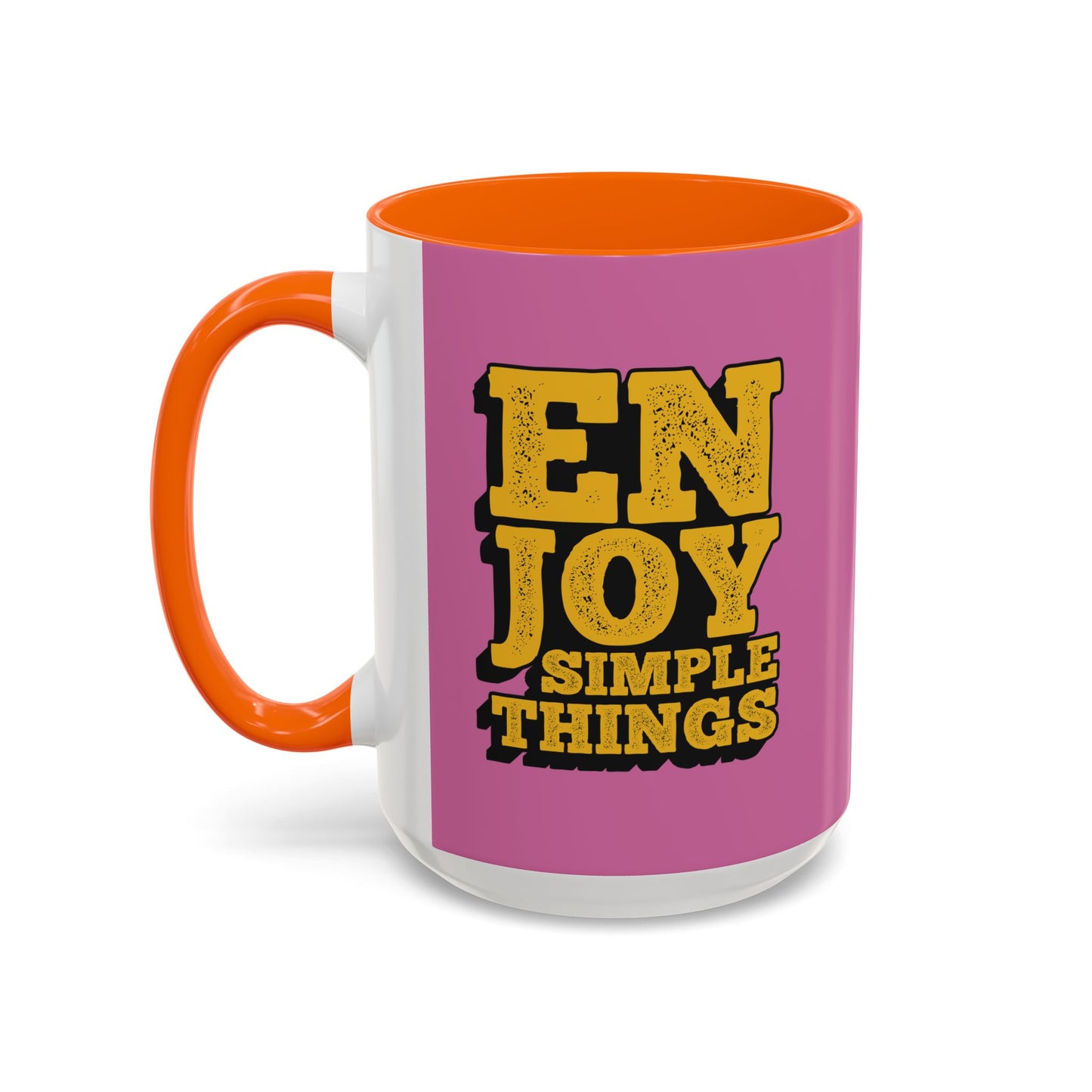 Enjoy Simple Things Accent Coffee Mug (11, 15oz)