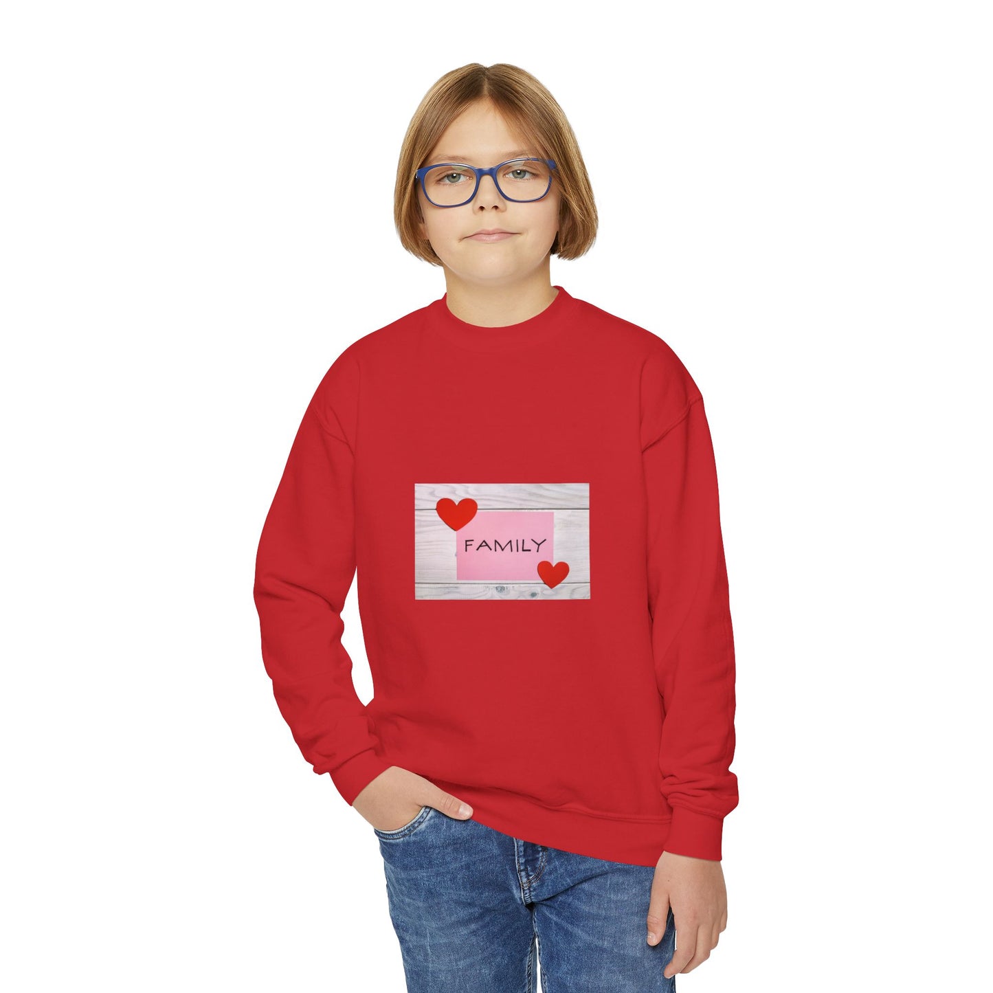 Family Youth Crewneck Sweatshirt