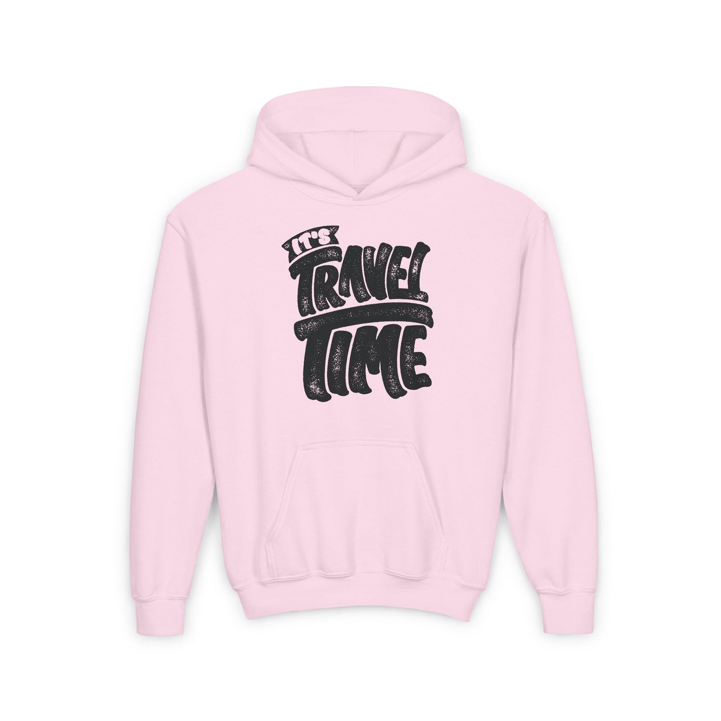 It's Travel Time Youth Heavy Blend Hooded Sweatshirt