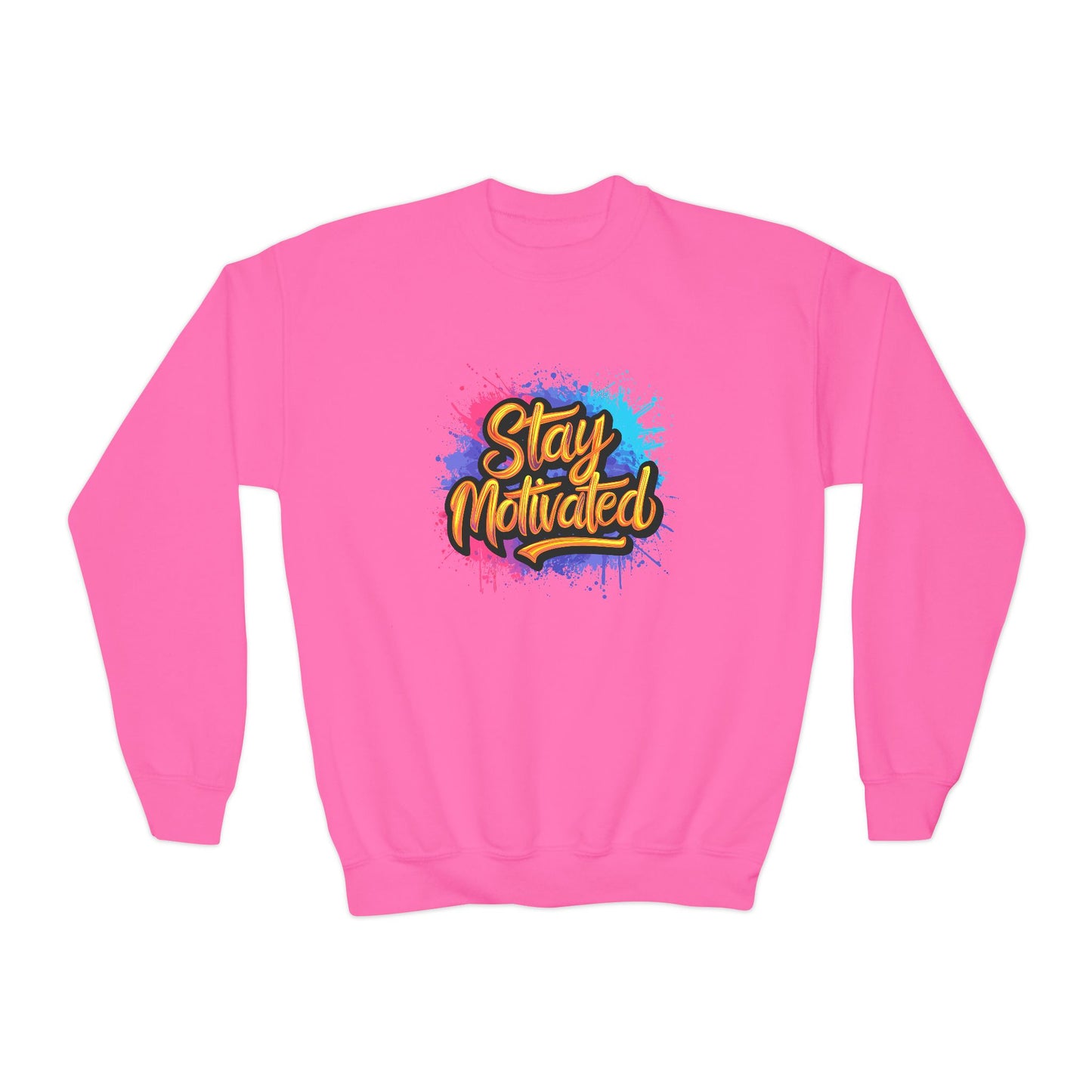Stay Motivated Youth Crewneck Sweatshirt