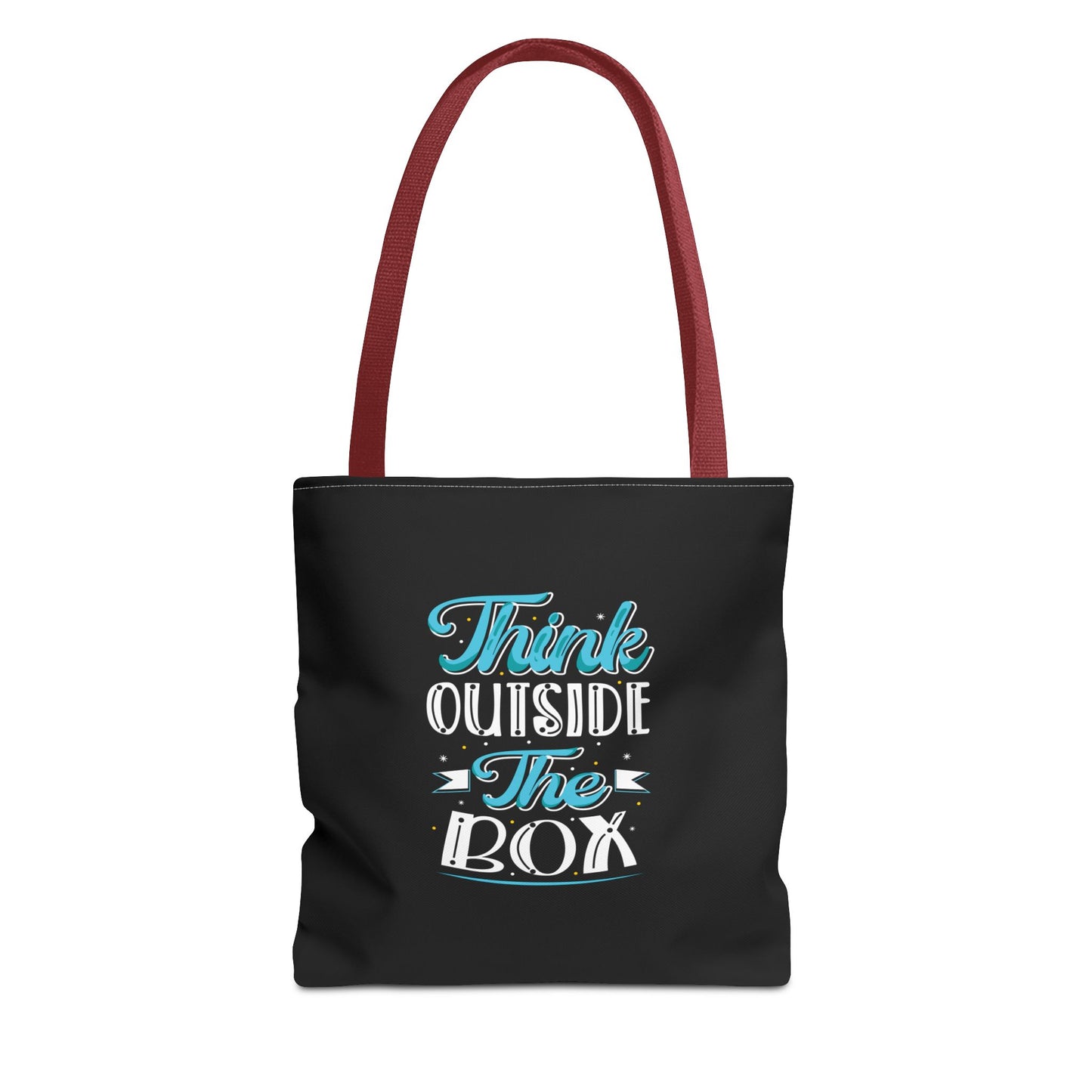 Think Outside The Box Tote Bag (AOP)