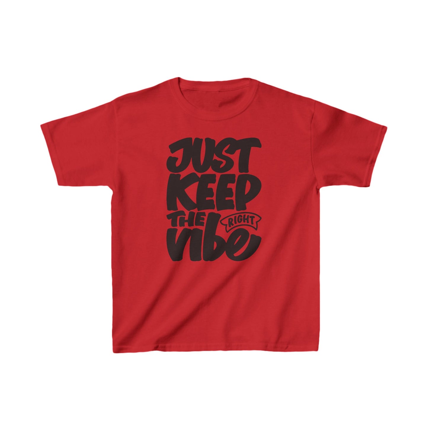 Just Keep The Right Vibe Kids Heavy Cotton™ Tee