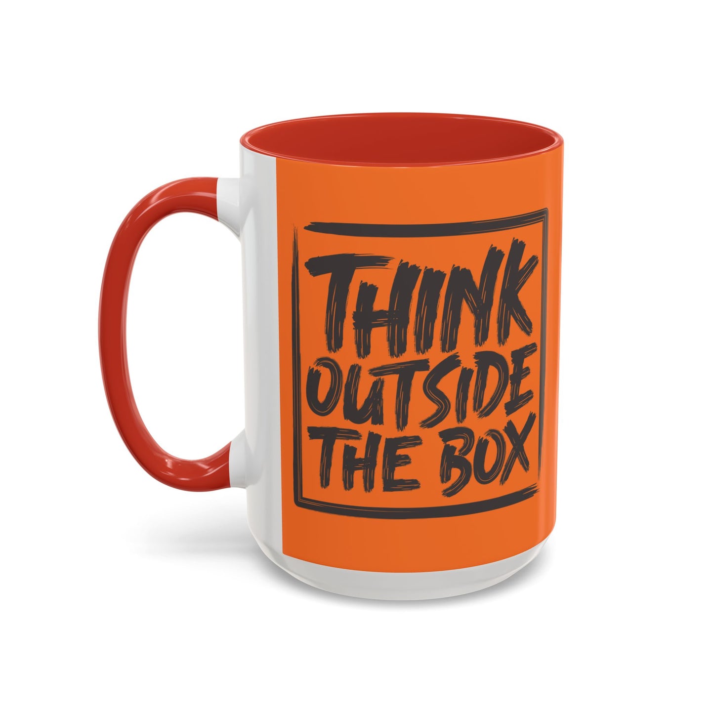 Think Outsidethe Box Accent Coffee Mug (11, 15oz)