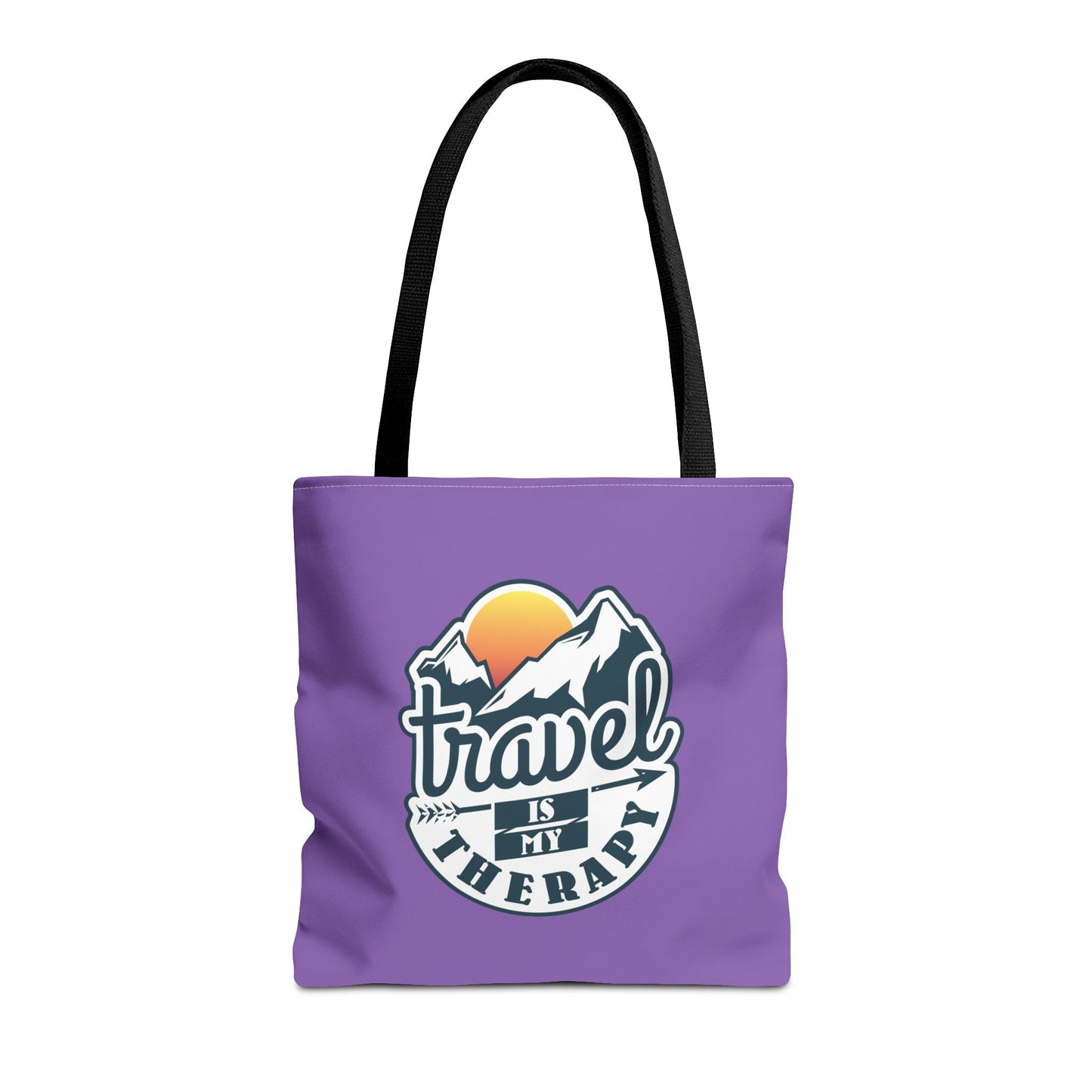 Travel Is My Therapy Tote Bag (AOP)