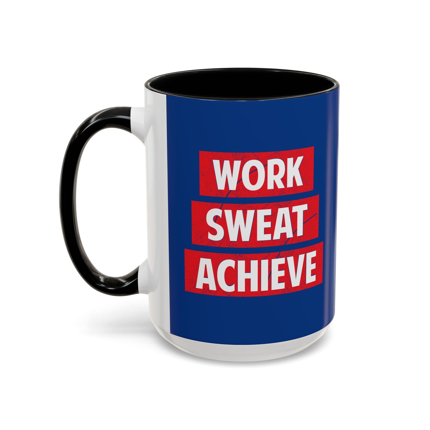 Work Sweat Achieve Accent Coffee Mug (11, 15oz)