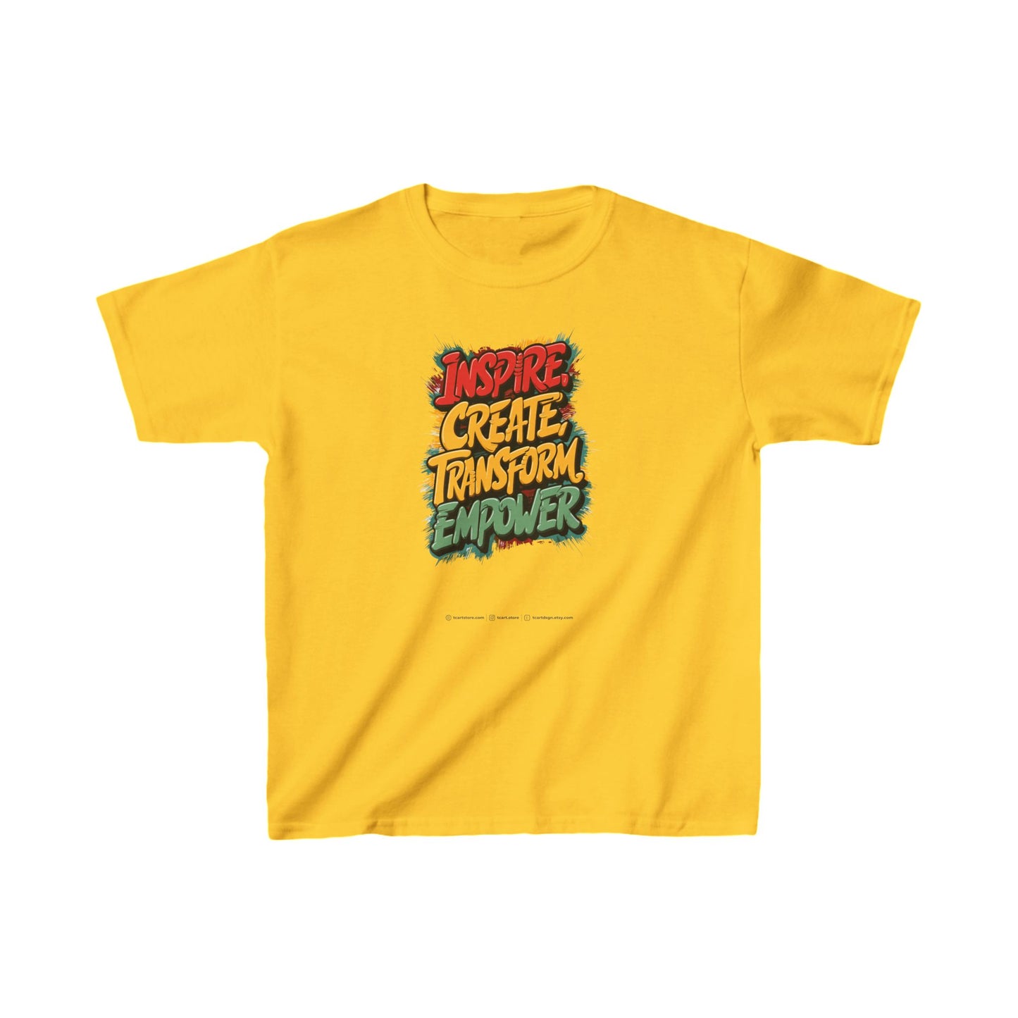 Inspire Create Transform Empower Kids Heavy Cotton™ Tee