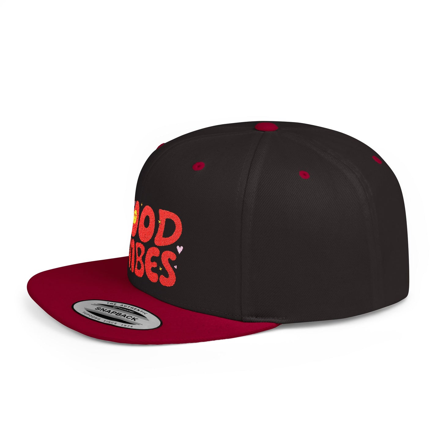 Good Vibes Flat Bill Snapback