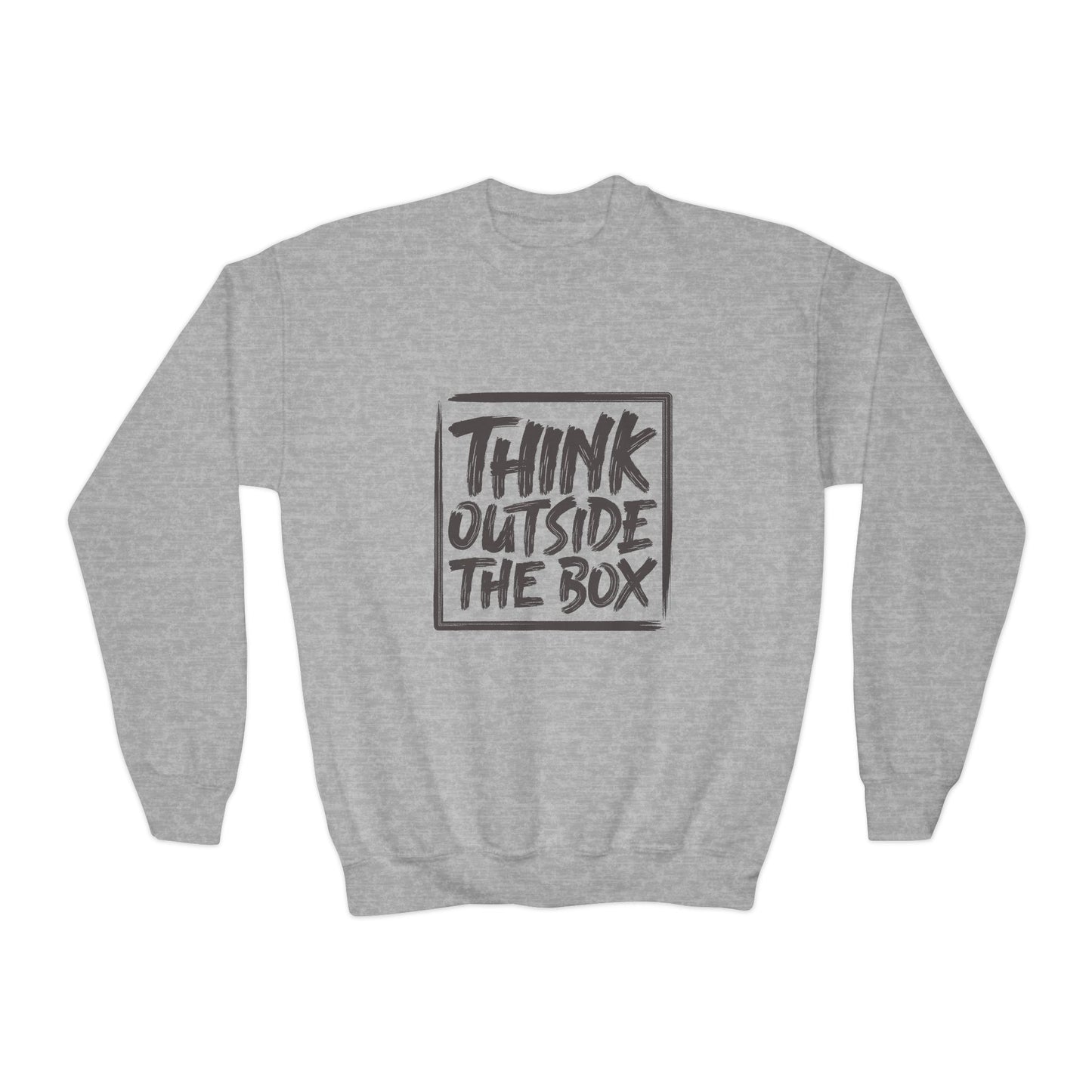 Think Outside The Box Youth Crewneck Sweatshirt