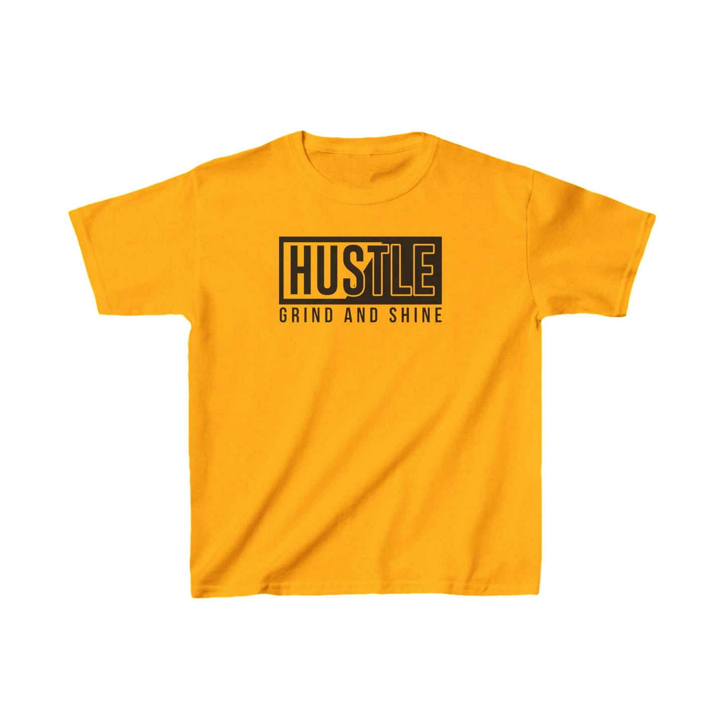 Hustle Grind And Shine Kids Heavy Cotton™ Tee