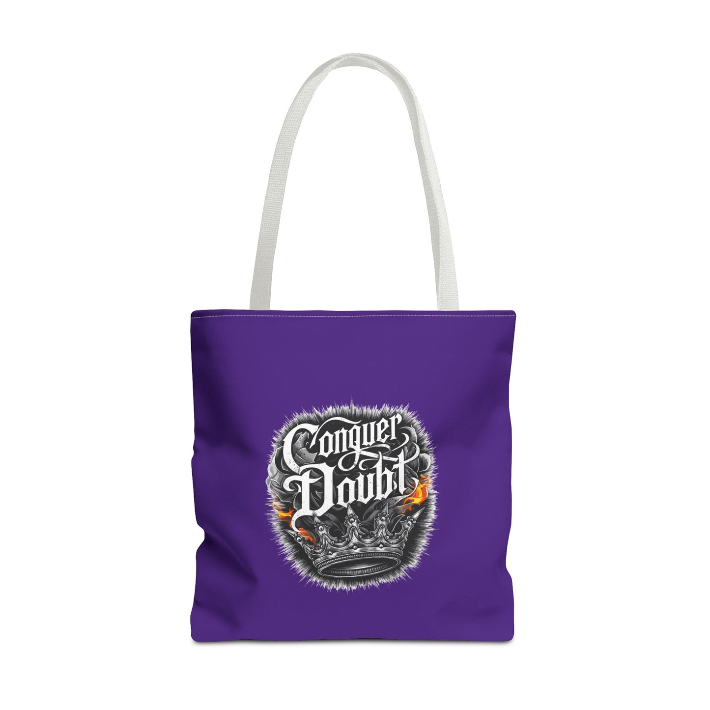 Conquer Doubt Tote Bag (AOP)