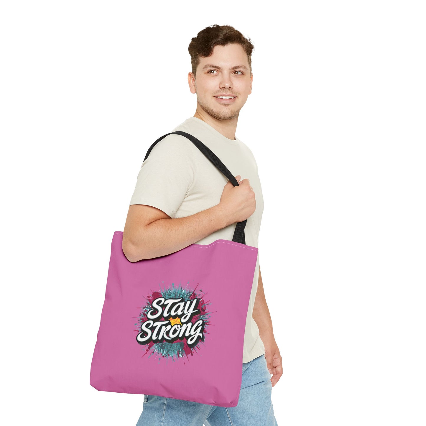 Stay Strong Tote Bag (AOP)