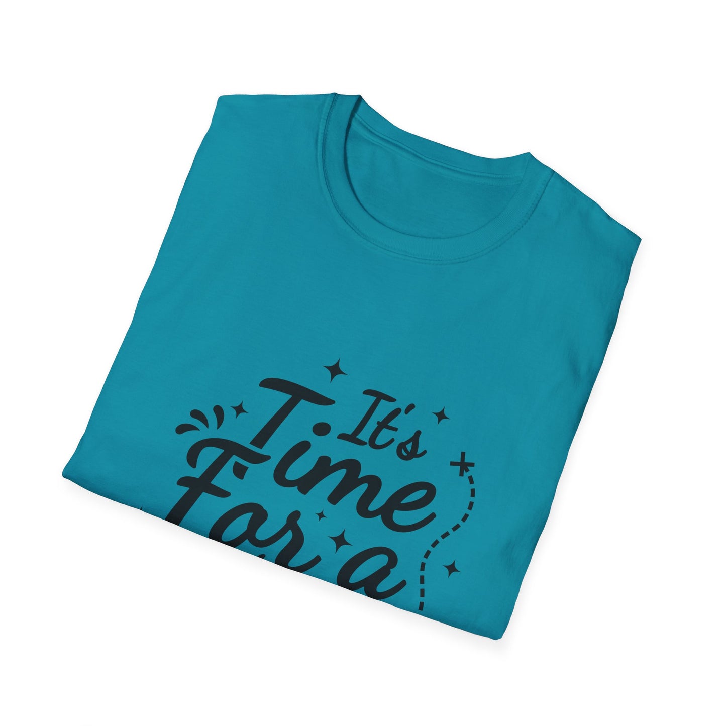 It's Time for a New Adventure Unisex Softstyle T-Shirt