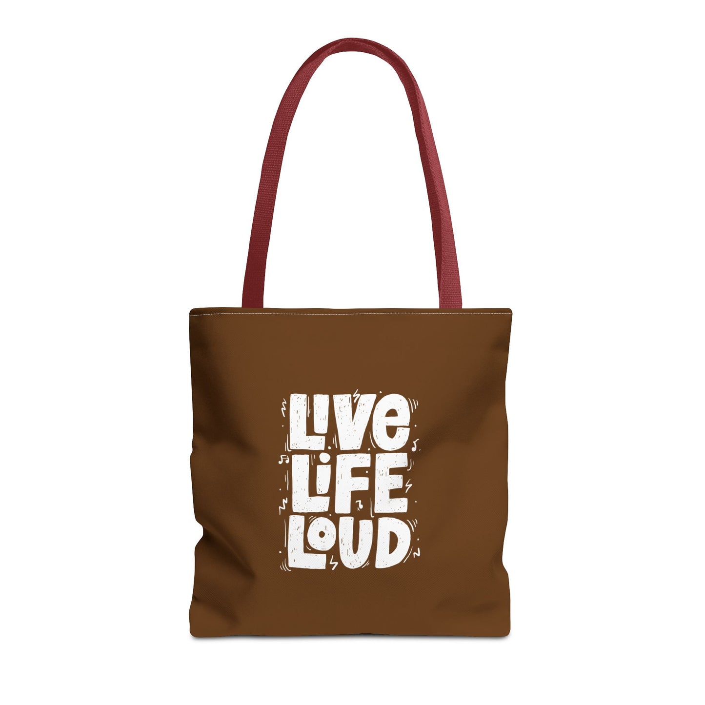 Live Life Loud Tote Bag (AOP)