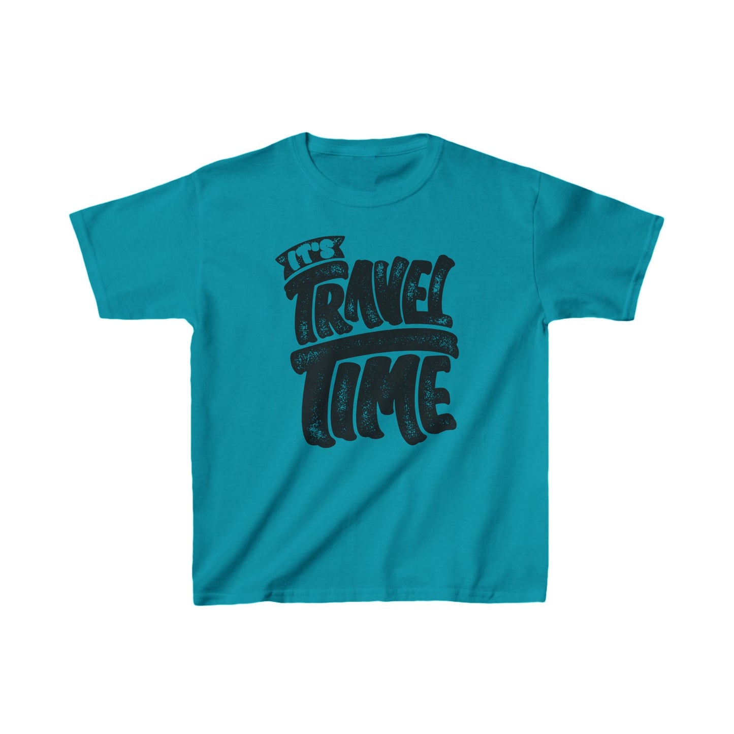 It's Travel Time Kids Heavy Cotton™ Tee