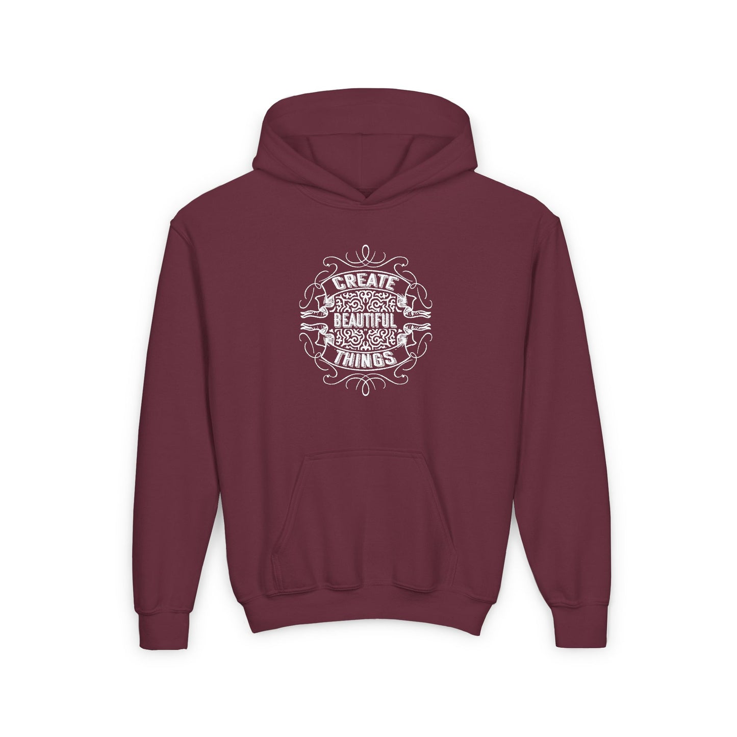 Create Beautiful Things Youth Heavy Blend Hooded Sweatshirt