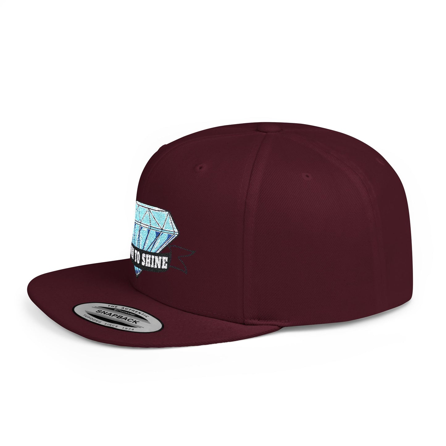 Born To Shine Flat Bill Snapback