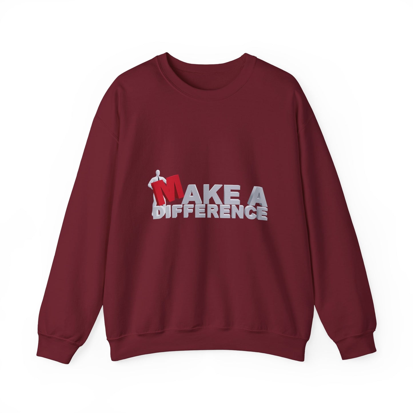 Make A Difference Unisex Heavy Blend™ Crewneck Sweatshirt