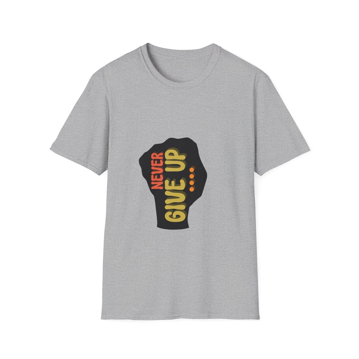 Never Give Up Unisex Softstyle T-Shirt