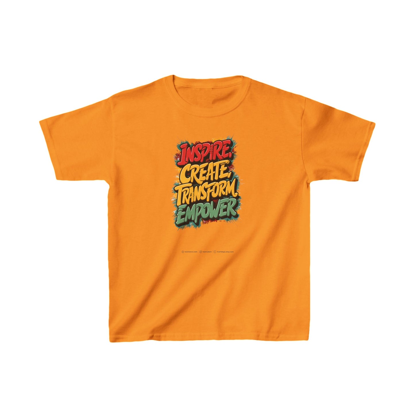 Inspire Create Transform Empower Kids Heavy Cotton™ Tee