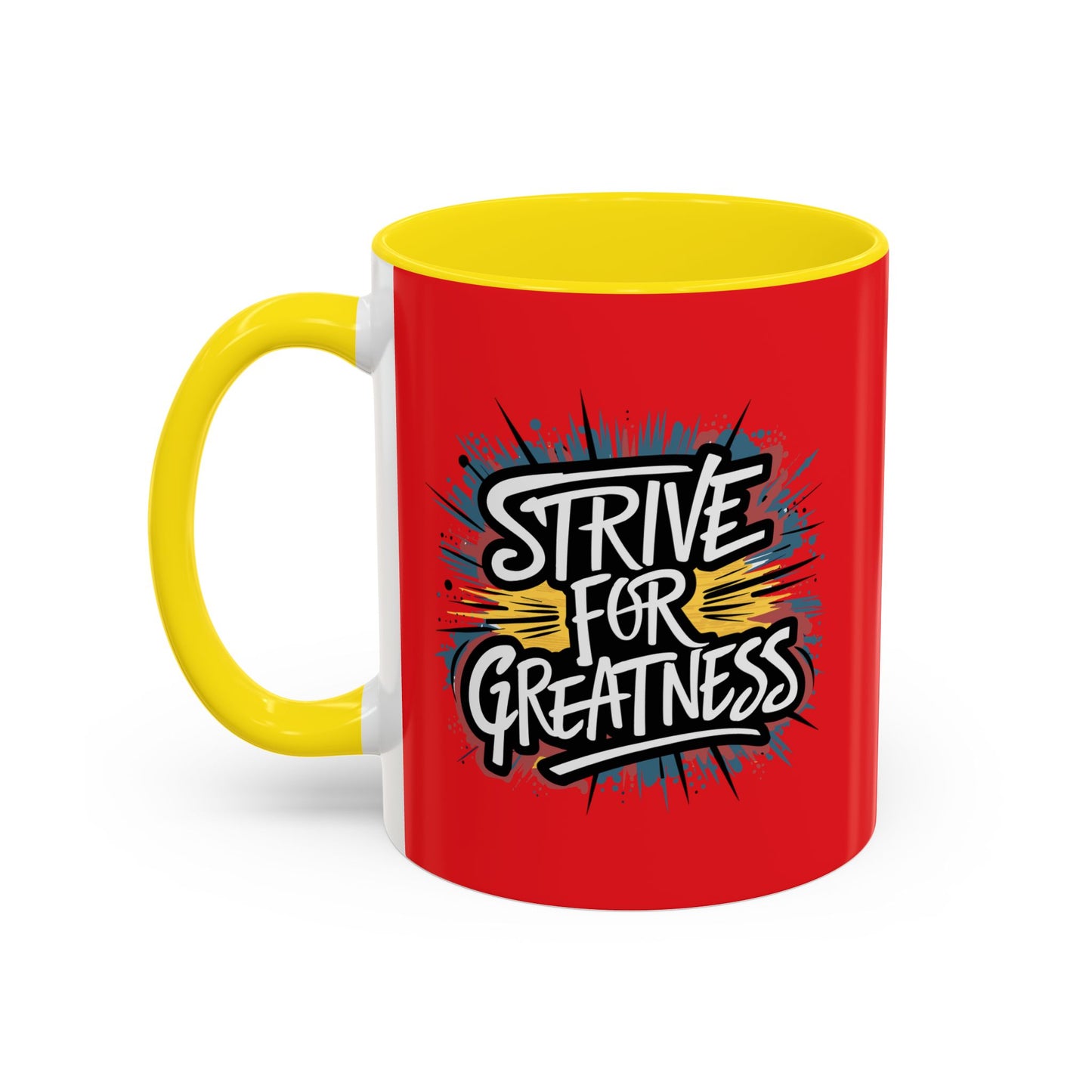 Strive For Greatness Accent Coffee Mug (11, 15oz)