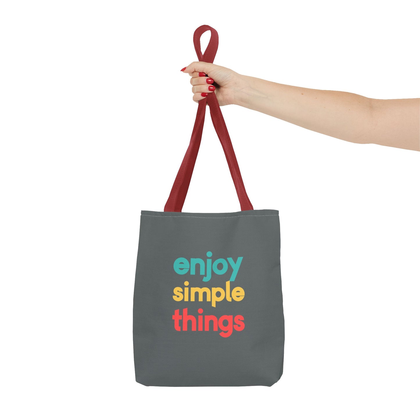 Enjoy Simple Things Tote Bag (AOP)