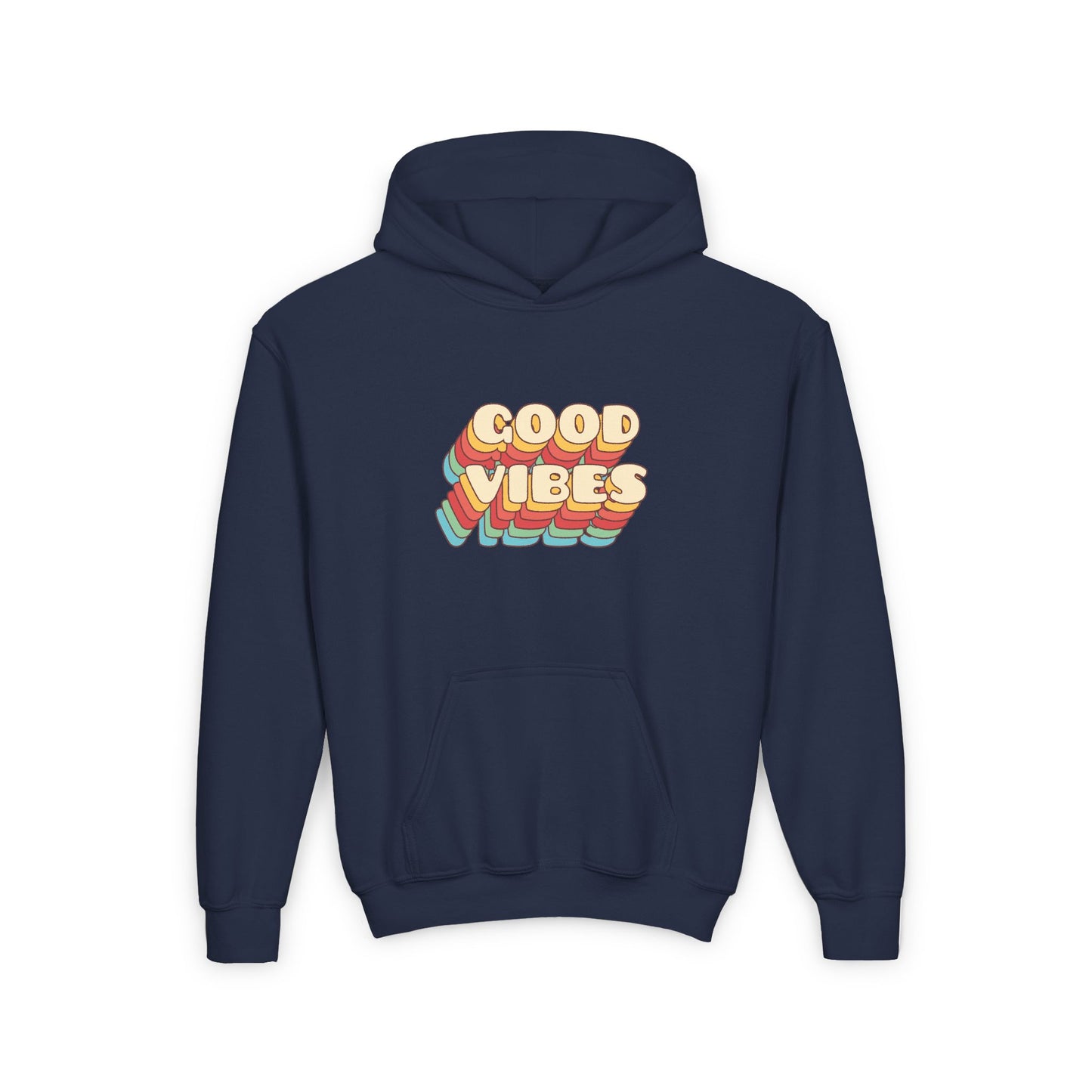 Good Vibes Youth Heavy Blend Hooded Sweatshirt