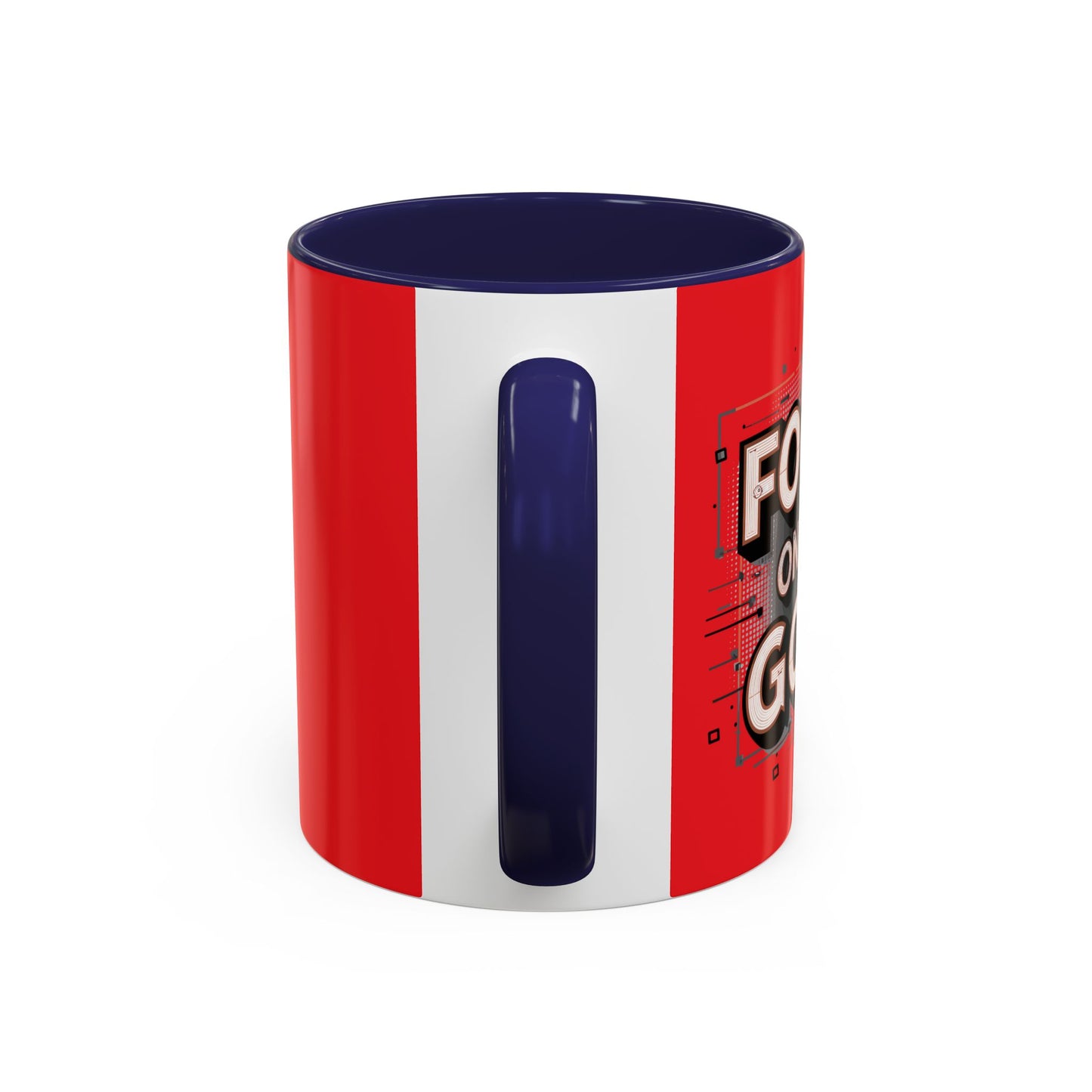 Focus On The Goal Accent Coffee Mug (11, 15oz)