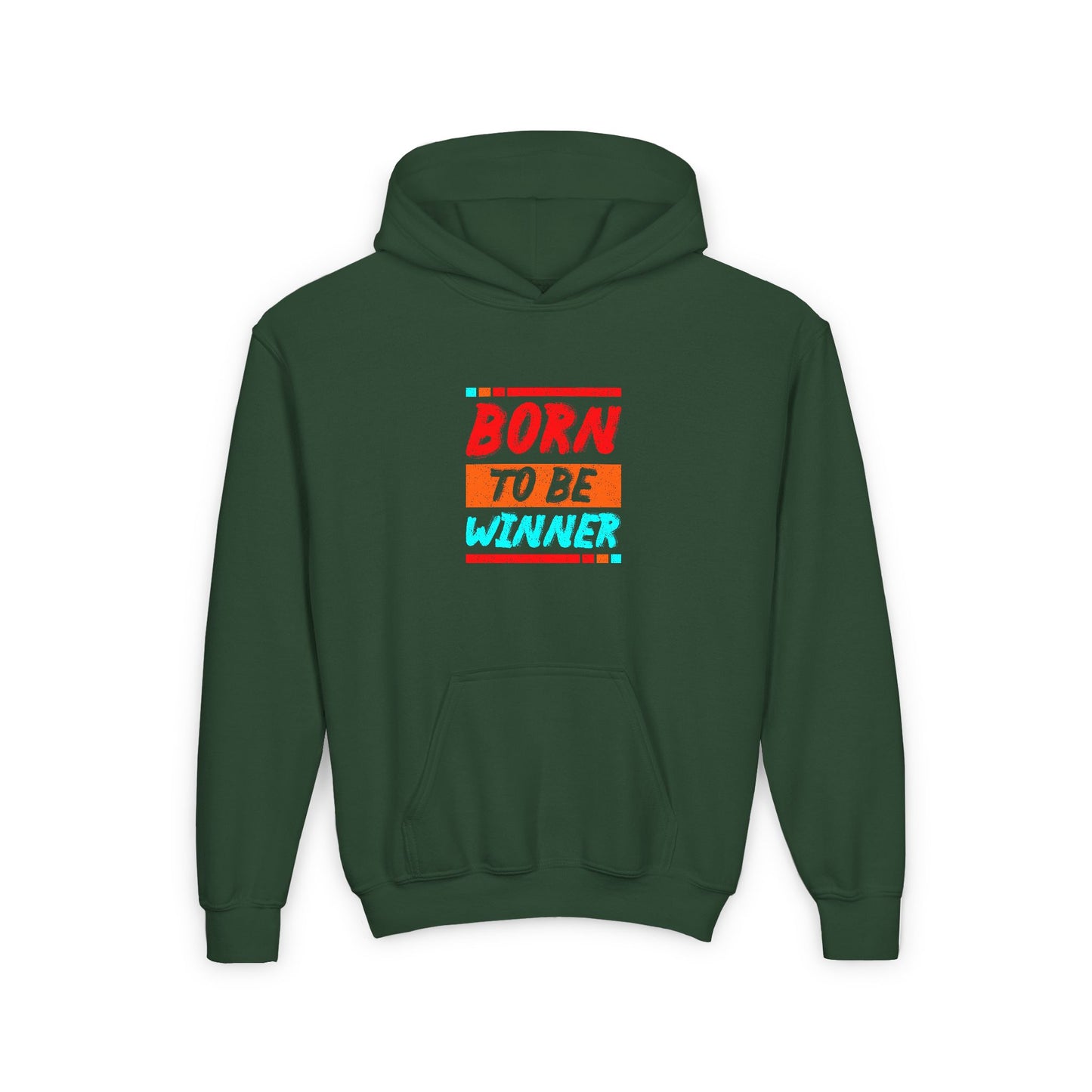 Born To Be Winner Youth Heavy Blend Hooded Sweatshirt
