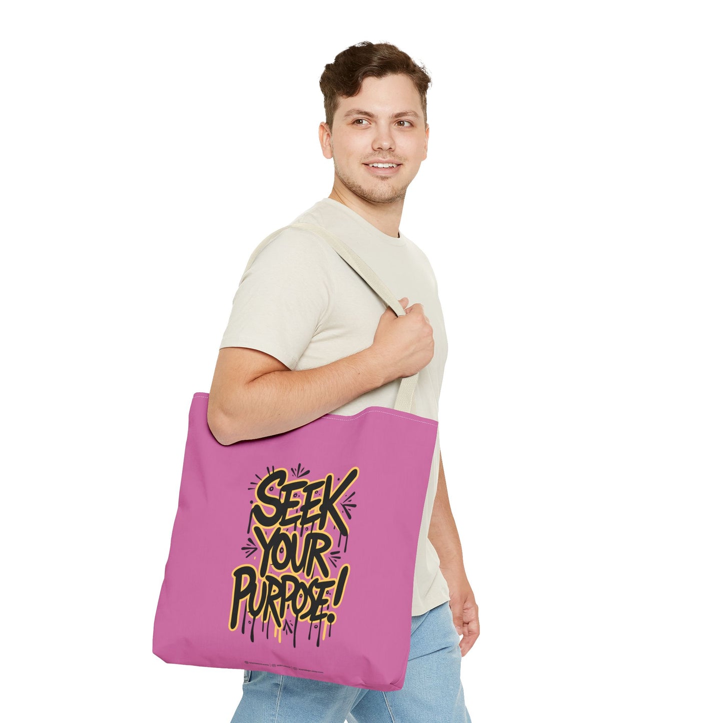 Seek Your Purpose! Tote Bag (AOP)