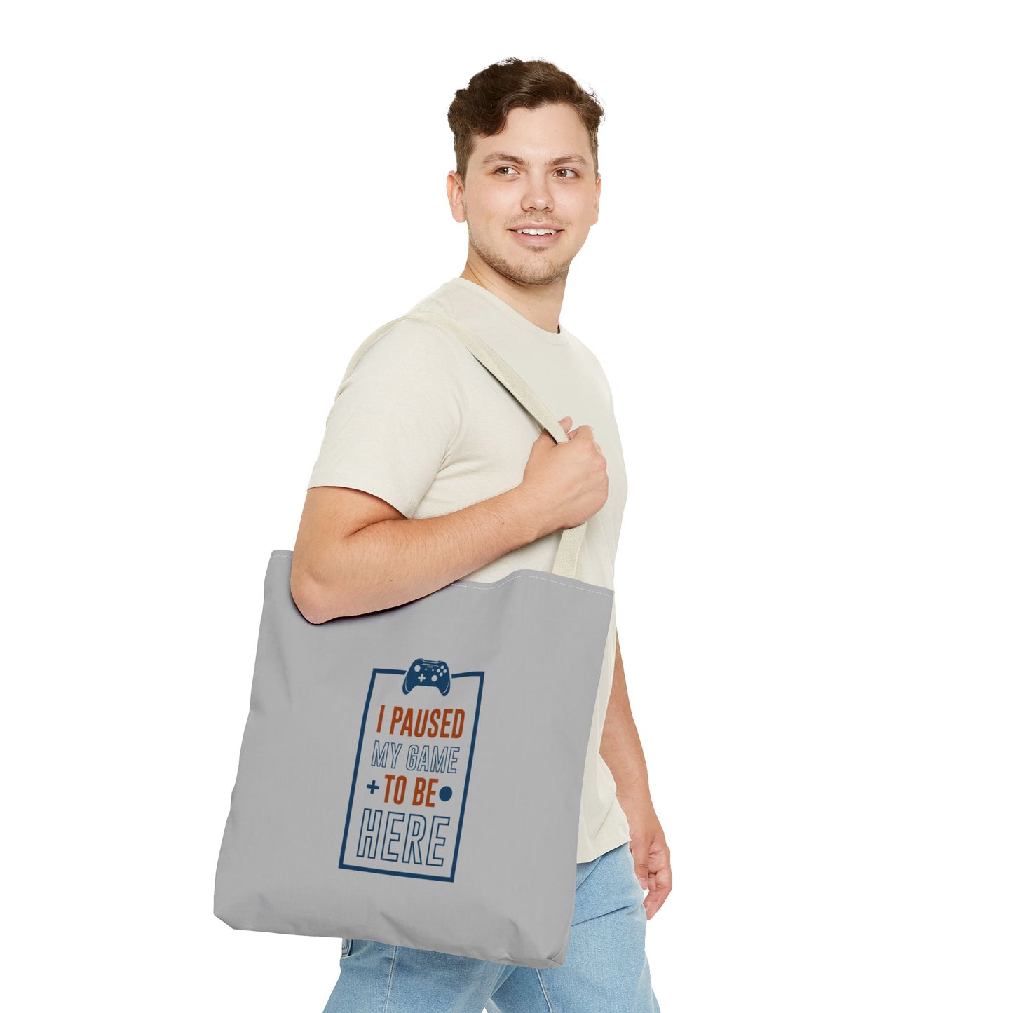 I Pushed My Game To Be Here Tote Bag (AOP)