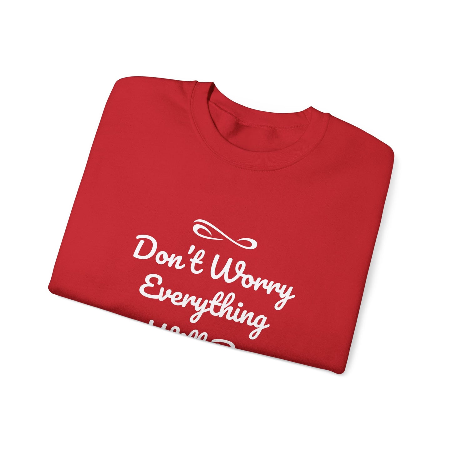 Don't Worry Everything Will Be Okey Unisex Heavy Blend™ Crewneck Sweatshirt
