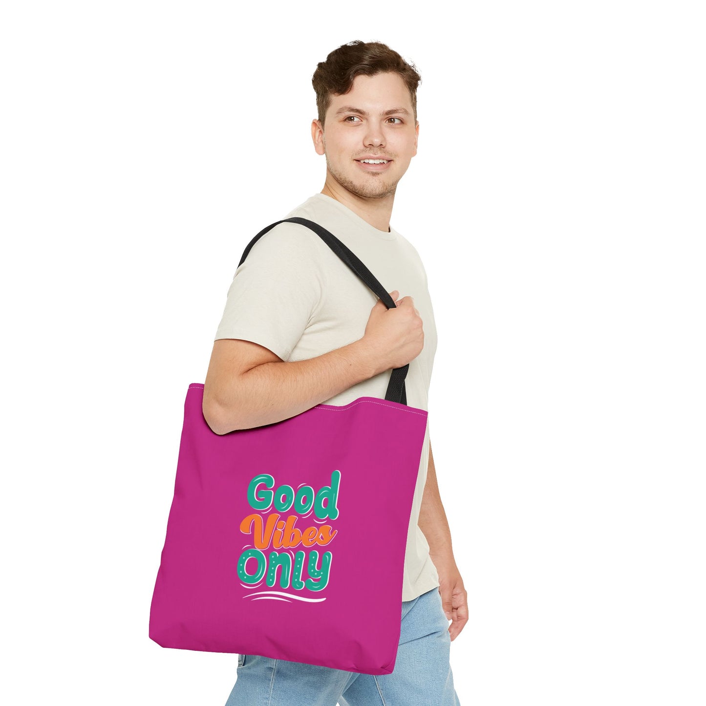 Good Vides Only Tote Bag (AOP)
