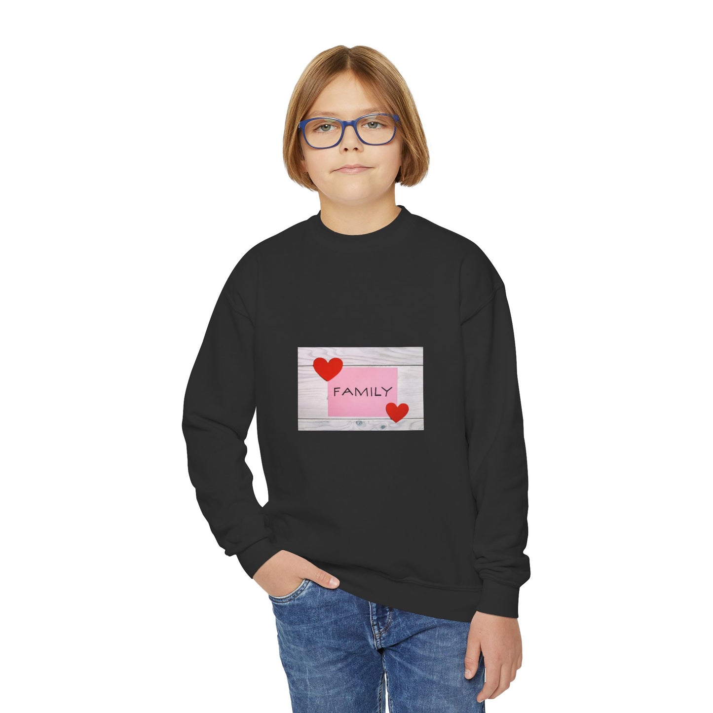 Family Youth Crewneck Sweatshirt